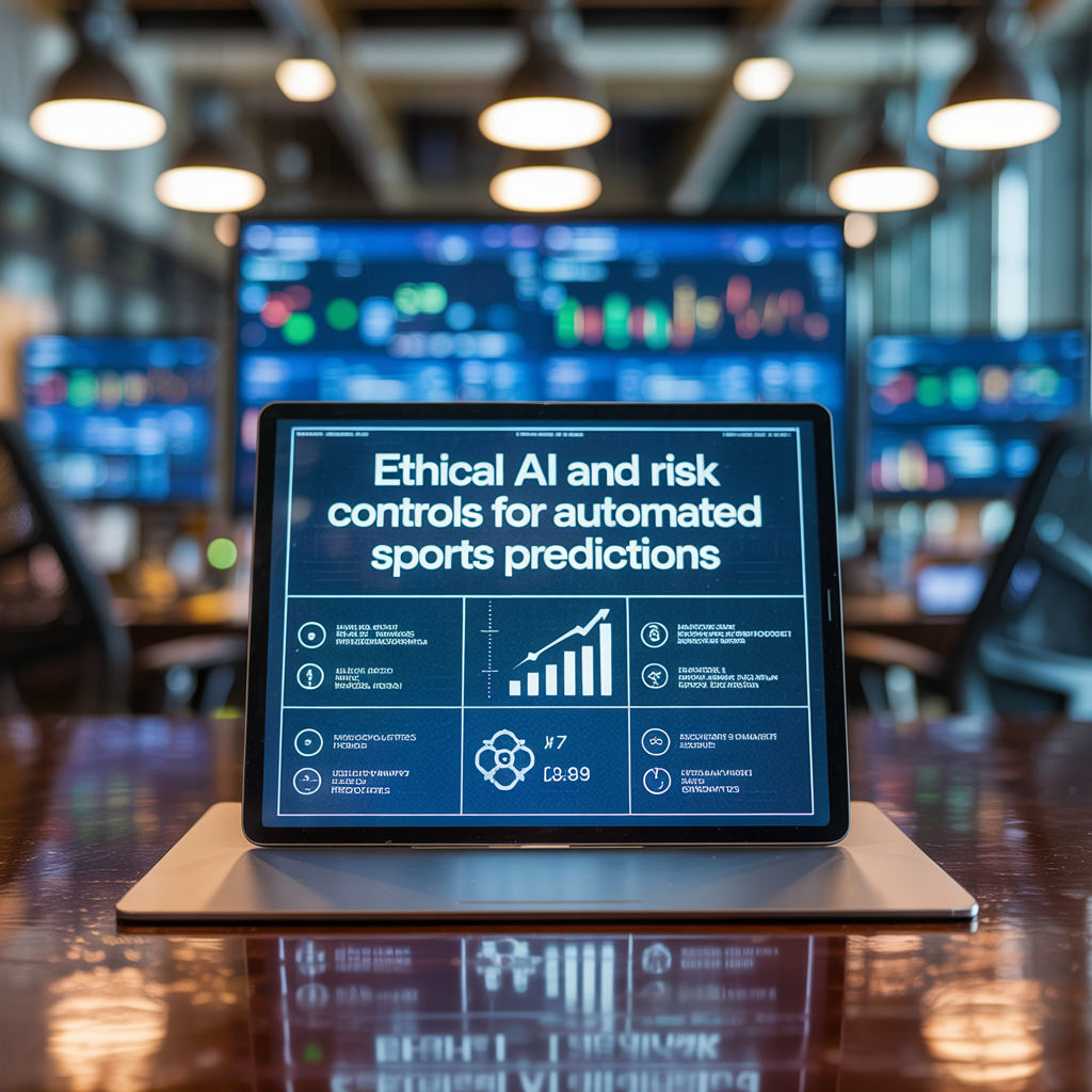 Checklist of ethical AI and risk controls for automated sports predictions